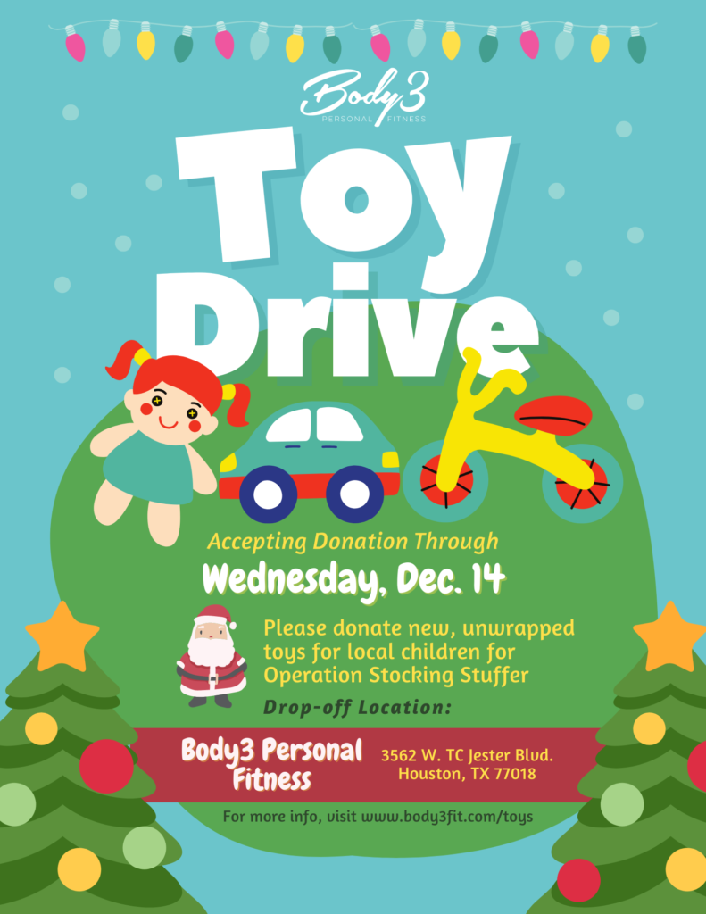 Toy Drive - Body3 Personal Fitness